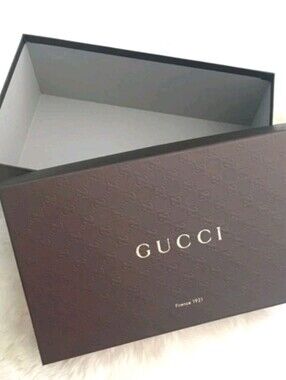 Authentic Gucci Shoe Box | Luxury Designer Storage & Gift  Box 4 x 12" Box only